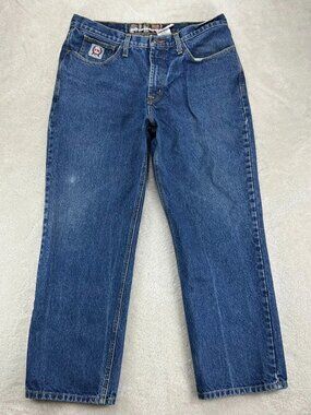 Cinch Straight HRC-2 Mens 36x30 Blue WRX White‎ Label Flame Resistant Western